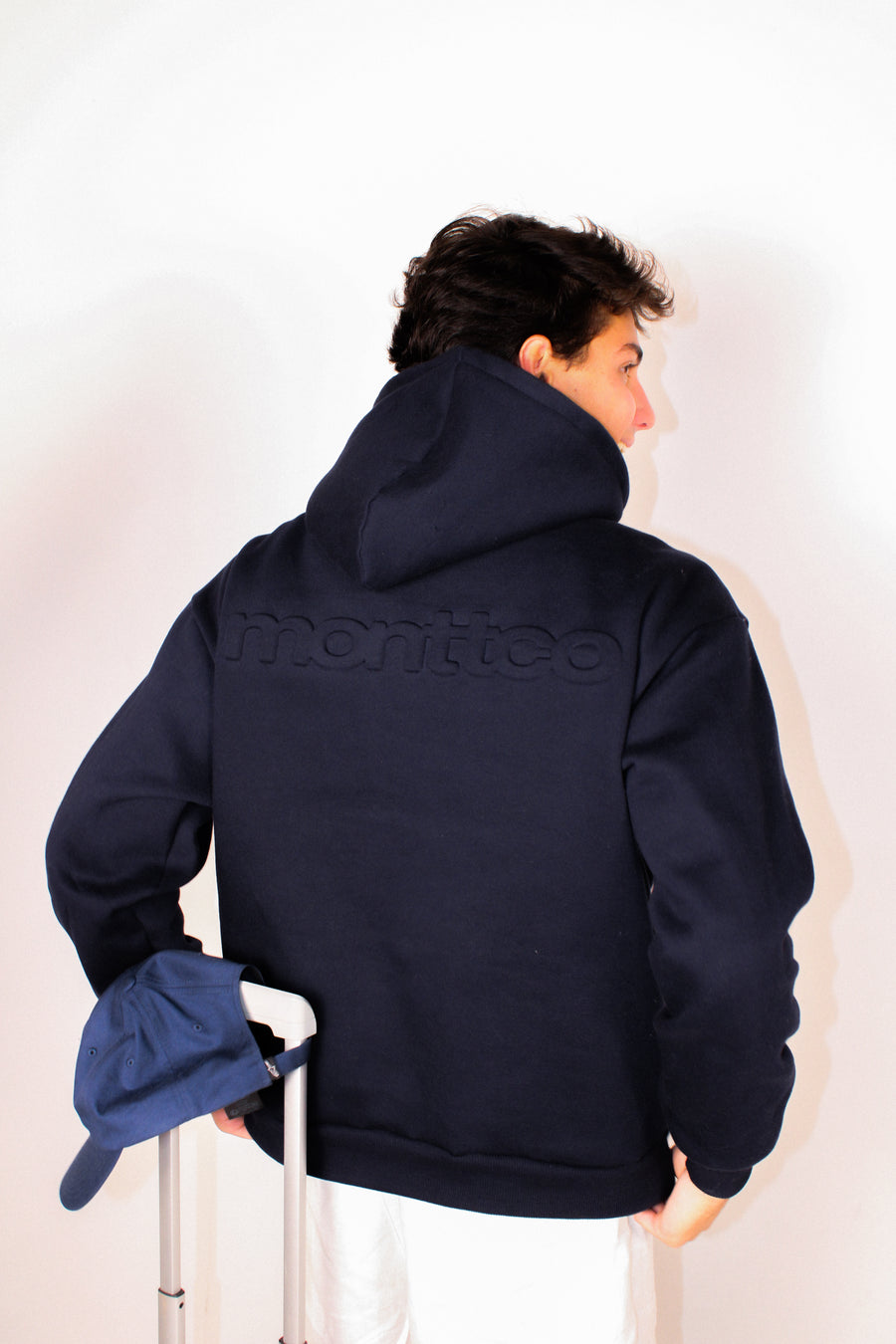 Hoodie MonttCo Relief Azul Navy