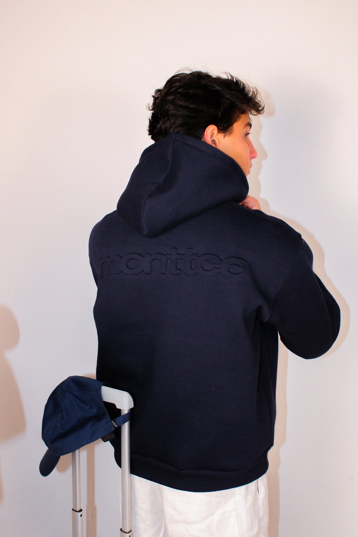 Hoodie MonttCo Relief Azul Navy