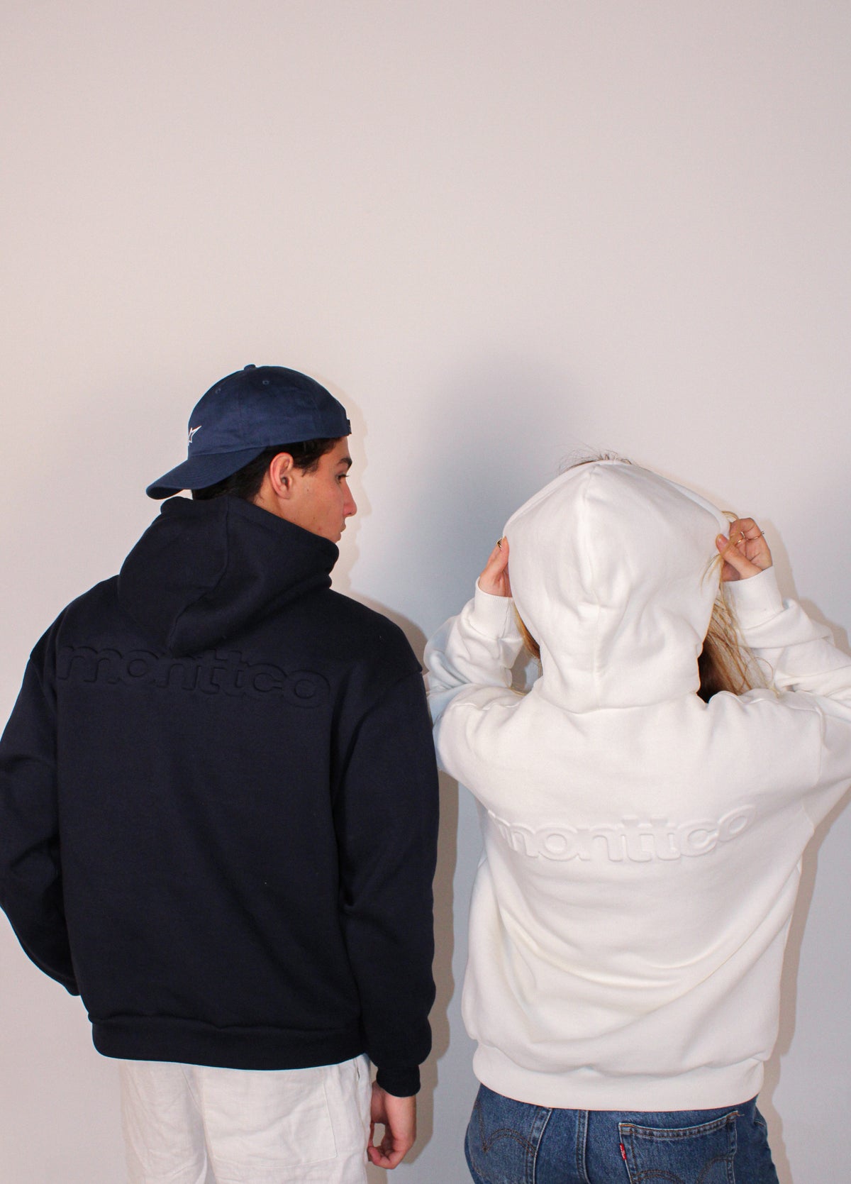 Hoodie MonttCo Relief - Off White