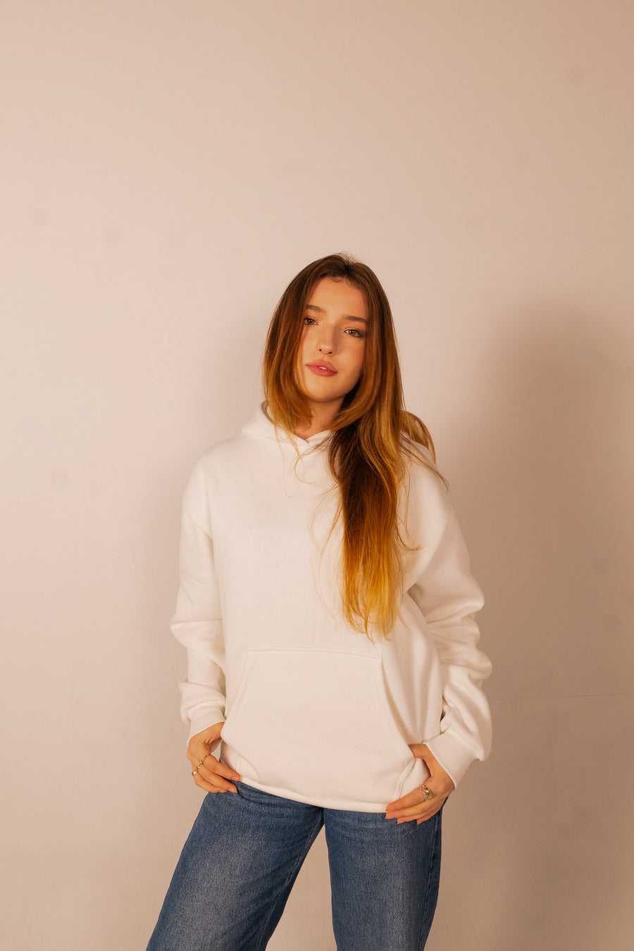 Hoodie MonttCo Relief - Off White