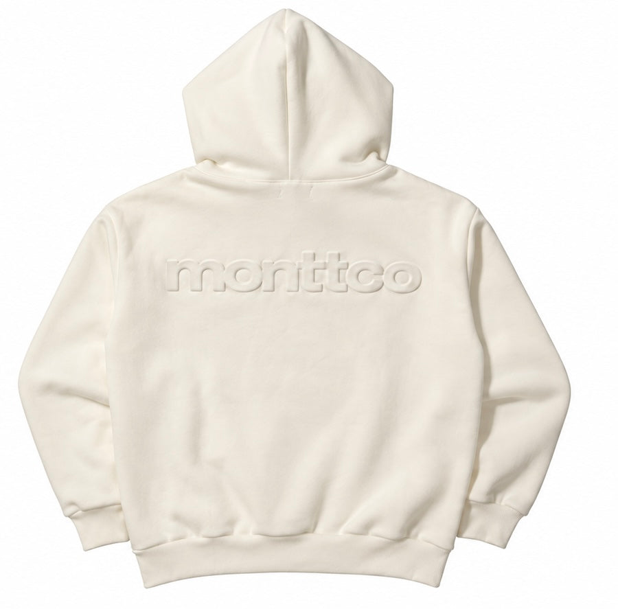 Hoodie MonttCo Relief - Off White