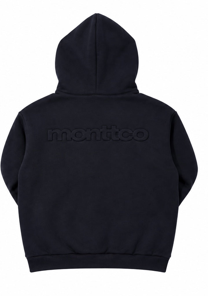 Hoodie MonttCo Relief Azul Navy