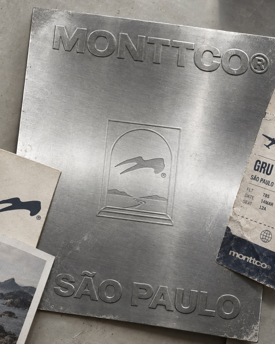 Chapa metálica gravada MONTTCO São Paulo
